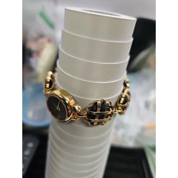watches for women Lot Of 2 Pearl Brand 6.5 Inches Bracelet Style Goldtone